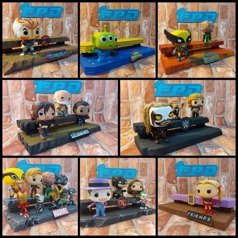 Funko Pop Diorama, Tiered Display, Funko Pop Display, Pop Display, Pinball Machine, Pop Vinyl, Funko Pop, Gaming Products, Electronic Products