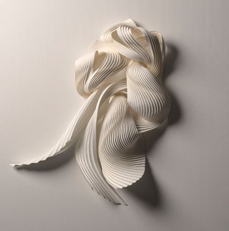 Richard Sweeney, Architecture Origami, Kirigami Patterns, Texture Inspiration, Folded Paper, Paper Folding, Kirigami, Paper Sculpture, Abstract Sculpture