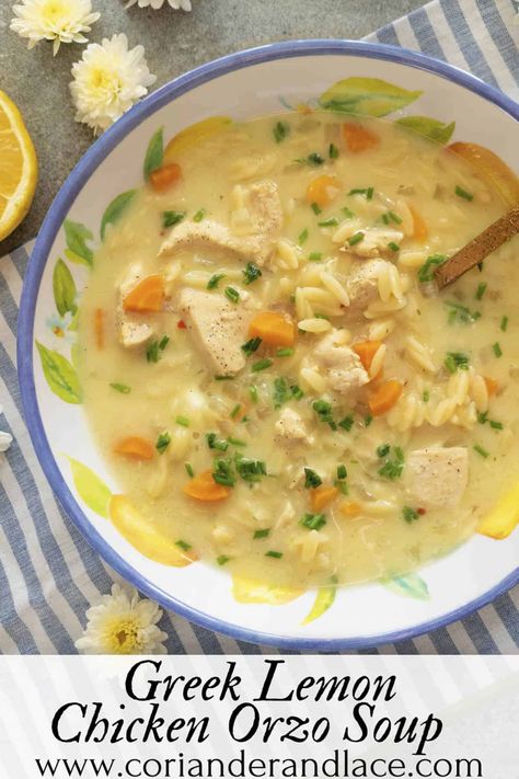 Lemon Chicken Orzo Soup With Egg, Avgolemono Soup Recipe, Greek Lemon Chickpea Soup, Cream Of Lemon Chicken Rice Soup, Lemon Orzo Soup Creamy, Olgas Peasant Soup Recipe, Healthy Lemon Chicken Orzo Soup, Lemon Chicken And Orzo Soup, Greek Style Lemon Chicken Soup