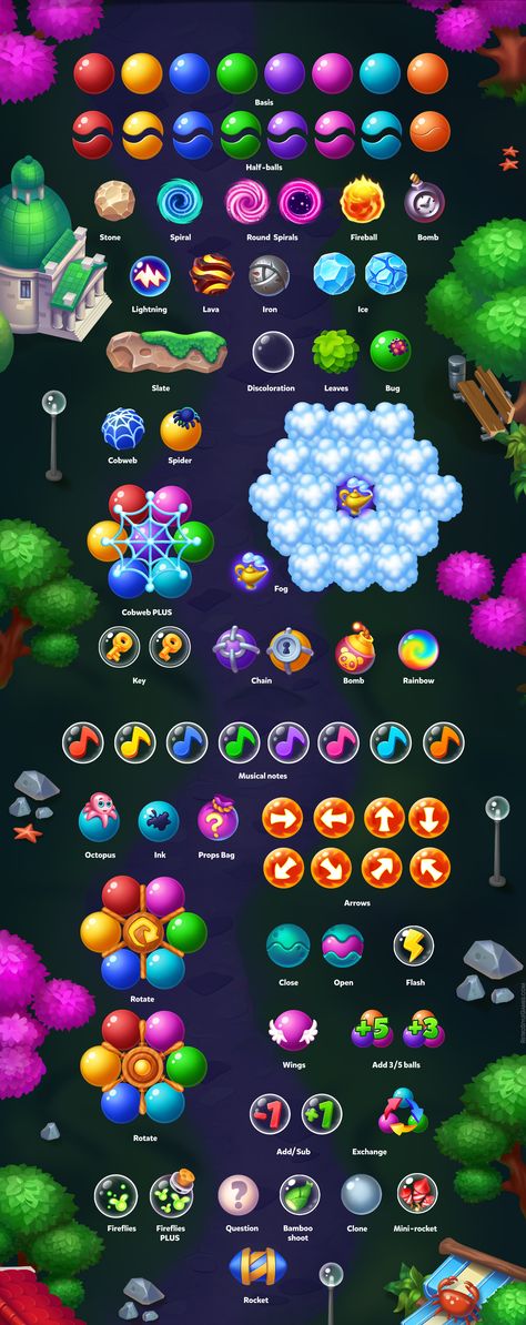 ArtStation - Bubble Shooter – 2D Animation, UI Design and Character Casual Background, Bubble Dragon, Bubble Shooter Game, 3d Assets Game, Floating Button Ui, Bubble World, Modular Game Assets, Puzzle Game Ui, Match Three