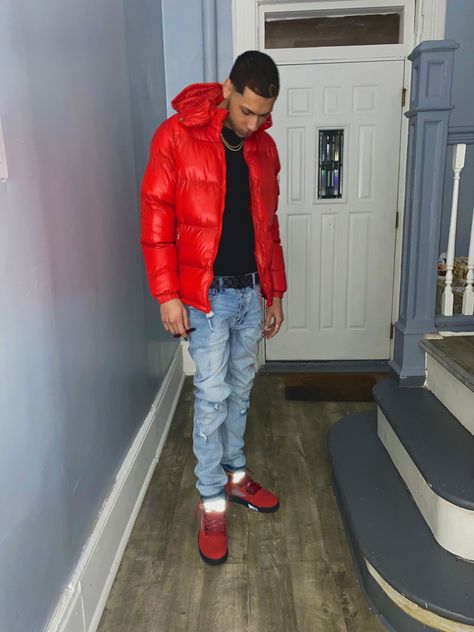 Red Jordan Outfits Men, Red Jordan 5 Outfit, Red Jordan 1 Outfit Men, Jordan 5 Outfit Men, Red Jordan 1 Outfit, Jordan 5 Outfit, Jordan 1 Outfit Men, Blood Gang, Ybn Nahmir