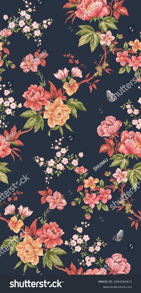 Classic Popular Flower Seamless Pattern Background Stock Illustration 2094264415 | Shutterstock Durga Photo, Allover Flower, Maa Durga Photo, Canadian Smocking, Flower Seamless Pattern, Seamless Floral Pattern, Popular Flowers, Motif Pattern, Allover Pattern