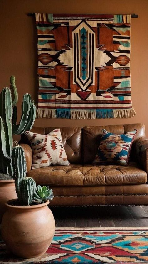 Southwest Decor Living Room, Southwestern Living Room Ideas, Boho Western Living Room, Western Style Living Room, Southwest Living Room, Southwestern Style Decor, Southwestern Living Room, Western Living Room Decor, Western Living Room