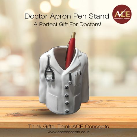 Presents For Doctors, Doctor Appreciation Gifts, Dr Bones, Doctor Coat, Corporate Giveaways, Pen Stand, Promo Gifts, Doctor Gift, Sewing Crafts Tutorials