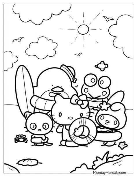 Tuxedo Sam coloring pages featuring 20 fun and unique designs for kids to. #Inside_Out_Coloring_Pages #Tuxedo_Sam #Bedroom_Cupboards #Sanrio_Character Umbrella Coloring Page, Inside Out Coloring Pages, Coloring Pages Aesthetic, Pages Aesthetic, Camping Coloring Pages, Beach Coloring Pages, Tuxedo Sam, Star Coloring Pages, Bedroom Cupboards