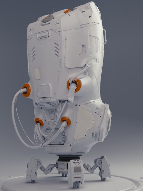 ArtStation - Hard-surface Modeling in Blender - Course Result, Rafael Brum Hard Surface Concept Art, Blender Ideas, Hard Surface Modeling, I Have No Words, Surface Modeling, Sci Fi Models, Industrial Design Sketch, Robot Design, Robots Concept