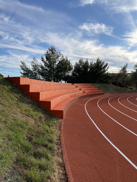 Sports Park Design, School Yard Design, Elementary Playground, School Playground Design, Outdoor Ramp, Urban Spaces Design, Site Analysis Architecture, Olympic Training, Urban Sport