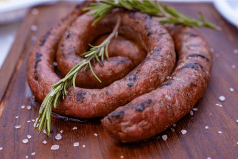 How to Cook Deer Sausage? Oven, Stove, Grill, Air Fryer Beef Smoked Sausage Recipe, Deer Sausage, Rope Sausage, Beef Sausage Recipes, Deer Meat, Meat Shop, Beef Sausage, Smoked Cooking, Smoked Beef