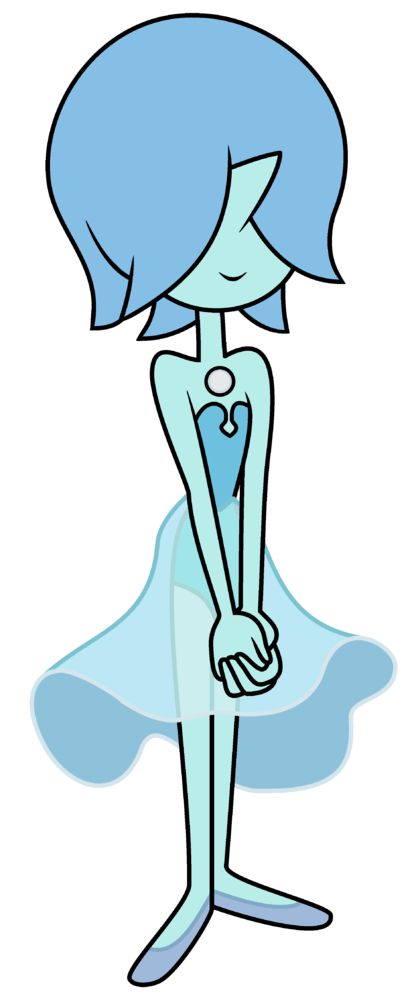 Blue Pearl is a Homeworld Gem that belongs to Blue Diamond. She first appeared in a flashback in "The Answer" and made her official debut in "Steven's Dream". Her height and physical frame is identical to that of the Crystal Gems' Pearl and Yellow Pearl; she is altogether very lean, with long legs and arms, and has a tall oval-shaped head with a prominent and pointed nose. She has sky blue skin and chin-length, messy, periwinkle hair. The upper portion of her face ... Blue Diamond Pearl, Blue Pearl Steven Universe, Diamante Azul Steven Universe, Steven Universe Homeworld, Steven Universe Pfp, Blue Diamond Steven Universe, Garnet Steven, Perla Steven Universe, Steven Universe Diamond