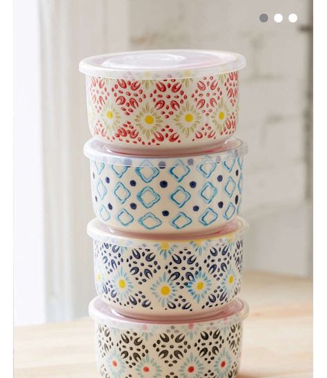 Urban Ceramic Food, Colorful Storage, Refrigerator Storage, Expensive Taste, Glass Storage, Dining Storage, Pioneer Woman, Kitchen Items, Food Containers