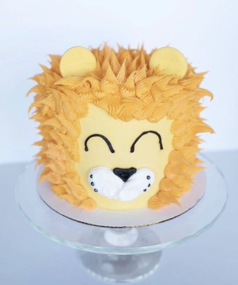 Uncover the Secrets of Cake Design Lion Birthday Theme, Animal Cakes For Kids, Lion Birthday Cake, Jungle Birthday Cakes, Lion Birthday Party, Lion Cake, Jungle Theme Cakes, Jungle Thema, Animal Birthday Cakes