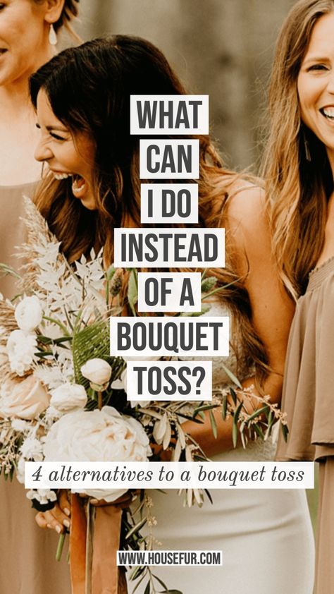 Flower Toss Ideas, Tossing Bouquet Ideas, Wedding Toss Bouquet, Alternative To Bridal Bouquet, Wedding Party Alternatives, Bridal Bouquet Toss Alternative, Wedding Bouquet Toss Alternative, Alternatives To Bouquet Toss, Alternatives To Garter Toss