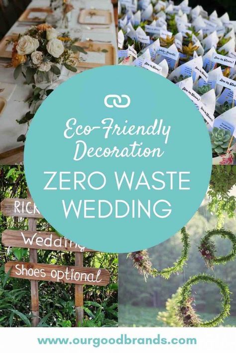 Wedding On A Budget, Balayage, Recycled Wedding Decorations, Zero Waste Wedding, Eco Friendly Wedding Decor, Sustainable Wedding Favors, Recycled Wedding, Sustainable Wedding Dress, Frugal Wedding