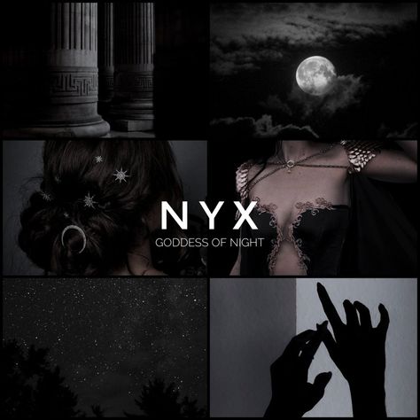 Nyx Goddess Hades, Nyx Goddess Of Night Mythology Greek Gods, Nyx Goddess Of Night Aesthetic, Nyx Goodness Of Night, Chaos God Greek Mythology, Nyx Goddess Ritual, Nyx Daughter Aesthetic, Gaia Goddess Art Greek Mythology, Goddess Of Night Aesthetic