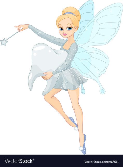 Tooth Fairy Images, Fairy Office, Baby Tooth Chart, Fairy Flying, French Fairy Tales, Cartoon Fairy, Fairies Flying, Fairy Box, Tooth Fairy Box