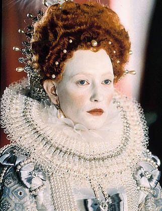 This photo is great as a reference to makeup during the 1500- 1600s. Elizabethan Hair, Elizabethan Fashion, Elizabethan Era, Lizzie Hearts, Mary Queen Of Scots, Elizabeth I, Anne Boleyn, Stage Makeup, Historical Characters