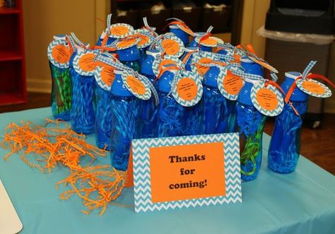 Dollar Store water bottles and jump ropes for party favors. Sky Zone Birthday Party, Sky Zone Birthday, Trampoline Party, Jump Party, Birthday Party At Park, Gymnast Birthday Party, Gymnastics Party, Gymnastics Birthday, Park Birthday