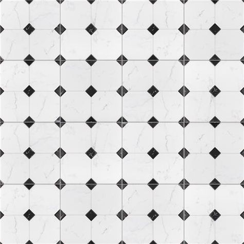 Patterned Wall, Tile Texture, Black And White Tiles, Merola Tile, Steampunk Style, Tile Pattern, Bathroom Floor Tiles, Ceramic Floor, Natural Stone Tile