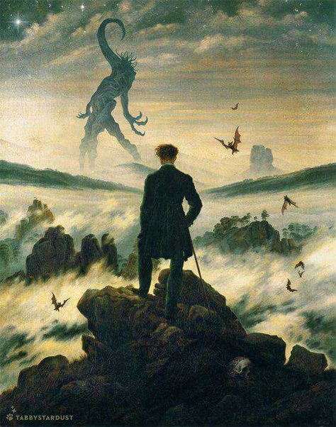 Z - Imgur Lovecraft Monsters, Cthulhu Fhtagn, Lovecraft Art, Lovecraft Cthulhu, David Friedrich, Weird Fiction, Lovecraftian Horror, Eldritch Horror, Hp Lovecraft