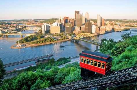 Duquesne Incline | Pittsburgh, USA ... Pittsburgh Incline, Pittsburgh Skyline, Pittsburgh City, Rust Belt, Tennessee Vacation, Cades Cove, Close Proximity, Unique Hotels, Alaska Travel