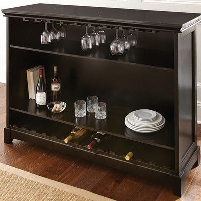 Darby Home Co Groveland Bar with Wine Storage