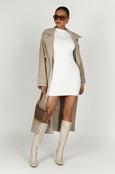 Cool Girl Aesthetic, Oversized Aesthetic, Trench Beige, Oversized Trench, Oversized Trench Coat, Classic Trench Coat, Double Breasted Trench Coat, Short Sleeve Mini Dress, Wrist Cuffs