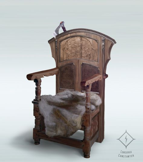 Viking Interior Design, Viking Throne, Viking Furniture, Viking Chair, Fantasy Furniture, Throne Chair, Viking Style, Httyd, 14th Century