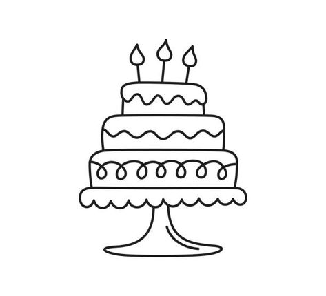 100+ 3 Tier Cake Illustrations, Royalty-Free Vector Graphics & Clip Art - iStock | 3 tier cake stand Wedding Cake Icon, Cake Draw, Birthday Cake Clip Art, Cake Sketch, Birthday Cake Illustration, Colorful Birthday Cake, Cookie Vector, Cake Icon, Birthday Doodle