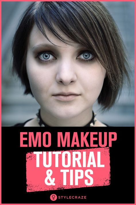 Emo Makeup Tutorial And Tips #makeup #ideas #tips #tutorial #makeupideas Emo Eye Makeup, Emo Makeup Tutorial, Emo Eyeliner, Emo Makeup Looks, Makeup Wings, Winged Eyeliner Tutorial, Cute Eyeshadow Looks, Korean Makeup Tutorials, Makeup Tutorial Step By Step