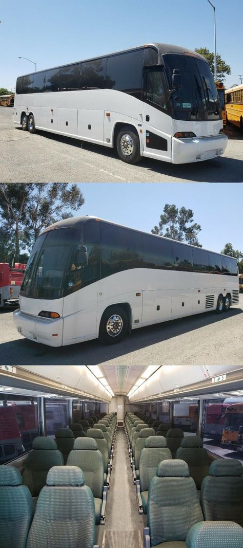 2003 MCI J4500 54 Passenger Coach Bus Coach Bus Conversion, Seat Bus, Charter Bus, Motorhome Conversions, Coach Bus, Bus City, Bus Conversions, Rv Dreams, Chartered Bus