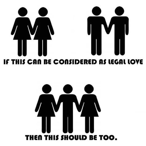 Why do people insist on putting limits on love. Consenting adults should be all that is required. Polygamy Quotes, Polyamory Quotes, Lack Of Discipline, Poly Couple, Non Monogamy, Football Books, Polyamorous Relationship, Open Relationship, Marriage Equality