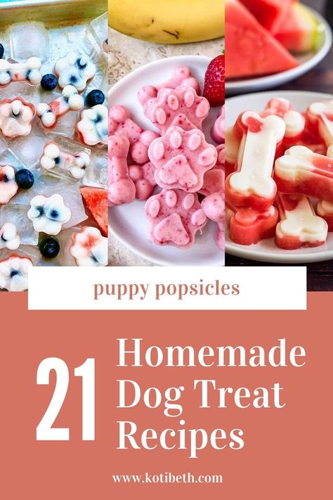 Diy Frosty Paws, How To Make Dog Treats Recipes Homemade, Easy Dog Popsicles, Dog Treats Homemade Mold, How To Make Doggy Popsicles, Make Your Own Puppy Treats, Frozen Coconut Oil Dog Treats, Puppy Freezer Treats, Homemade Summer Treats