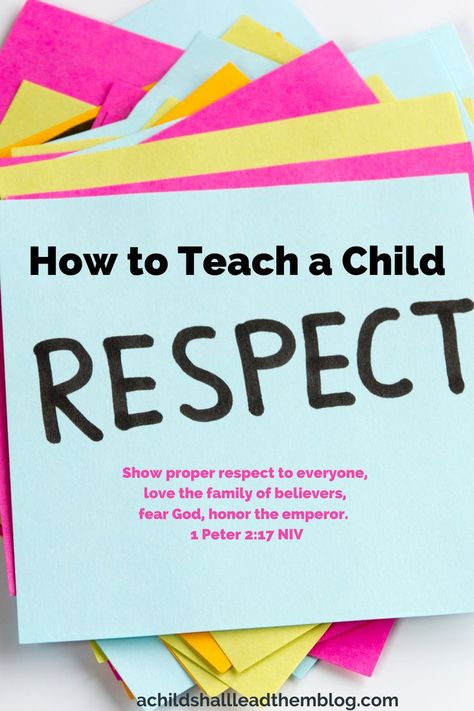 Teaching Kids Respect, Teaching Respect, Respect Your Parents, Sermon Illustrations, Kids Church Lessons, Kids Sunday School Lessons, Childrens Sermons, Grace Christian, Vbs Ideas