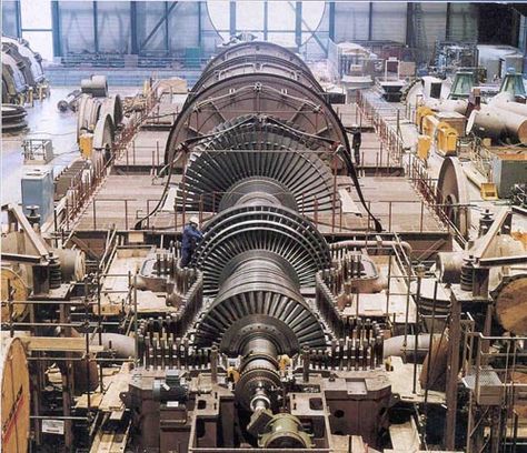 Engineering Photos,Videos and Articels (Engineering Search Engine): Large Steam Turbine Steam Turbine Generator, Steam Power Plant, Engineering Photos, Power Engineering, Steam Turbine, Turbine Engine, Welding Jobs, Engine Room, Airport Design