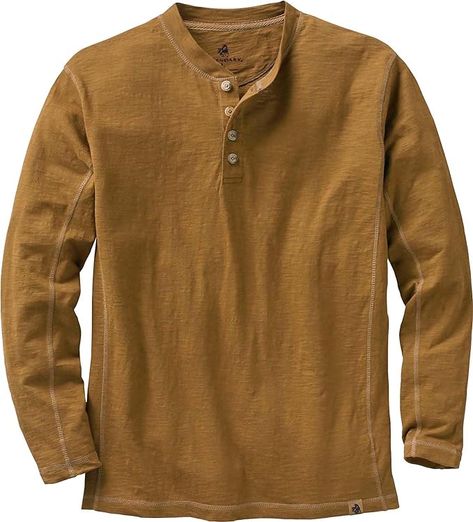 Amazon.com: Legendary Whitetails Men's Maverick Slub Henley Shirt : Clothing, Shoes & Jewelry Lined Flannel Shirt, Outfits Hombre, Mens Henley, Henley Shirt, Mens Fashion Trends, Henley Shirts, Contrast Stitch, Barley, Favorite Shirts