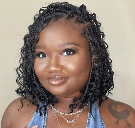 Top 20 Bob Crochet Braid Styles (2023 Trends) Braided Bob Styles For Black Women, Box Bob Braids For Black Women, Braided Crotchet Hairstyles For Black Women, Crochet Braid Styles 2023, Dreds Locs Black Women Crochet, Bob Braid Styles Black Women, Braid Styles For Summer 2023, Braids In A Bob Style Black Women, Short Twistout Hairstyles