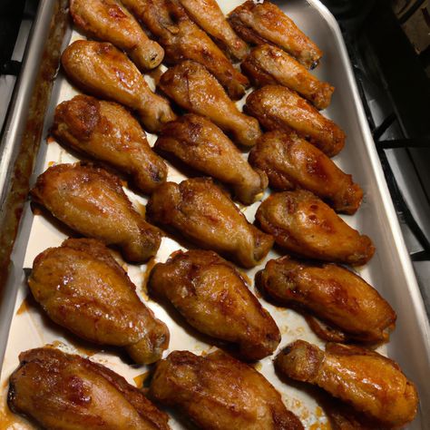 Cooking wings in the oven is a great way to get a delicious meal without having to deep fry them. But how long should you bake wings at 400 degrees Fahrenheit? The answer depends on the size of the wings and the desired crispiness. Generally, it takes about 25-30 minutes to bake wings at 400 degrees Fahrenheit. However, you should check the wings periodically to make sure they are cooked through and not overcooked. This guide will provide you with tips on how to bake wings at 400 degrees Fahr... Bone In Wings Recipe, Frozen Chicken Wings In The Oven, How Long To Cook Chicken Wings In Oven, How Long To Bake Chicken Wings In Oven, How To Cook Wings, Crispy Oven Baked Whole Chicken Wings, Chicken Wings In The Oven, Crispy Oven Baked Chicken Wings No Baking Powder, Crispy Wings In Oven With Baking Powder