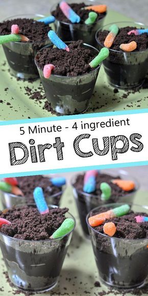 Dirt Cup Recipe, Gummy Worms Recipe, Dirt Cups Recipe, Dirt Dessert, Dirt Cake Recipes, Menu Halloween, Dirt Cup, Dirt Pudding, Dessert Halloween