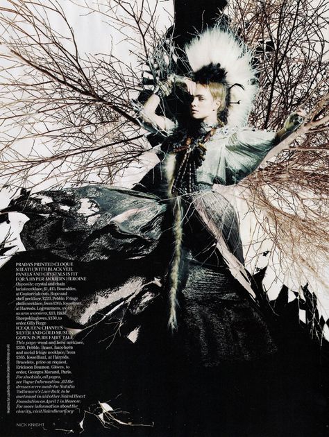 Vogue UK February | Natalia Vodianova by Nick Knight Nick Knight Photography, Jean Paul Goude, Knight Photography, Mert And Marcus, Nick Knight, Vogue Models, Robert Frank, Magazine Vogue, David Sims