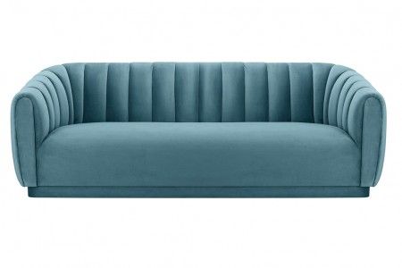 Adler Sofa (Teal) • Lux Lounge EFR (888) 247-4411 Blue Sofa Chair, Hampton Sofa, Teal Sofa, Blue Velvet Sofa, Sofa Colors, Furniture Trends, Three Seater Sofa, Gray Sofa, Space Furniture