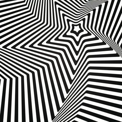 Patchwork, Op Art Black And White, Shape And Form Art, Rhythm In Art, Art With Lines, Patterns In Art, Simple Optical Illusions, Optic Illusion, Black And White Composition