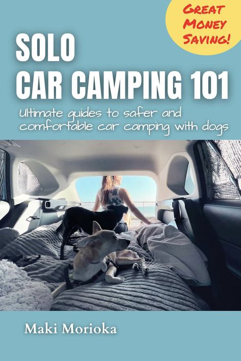 Solo Car Camping 101: Ultimate Guides to Safer and Comfortable Car Camping with Dogs (As an Amazon Associate I earn from qualifying purchases) Camping With Dogs, Camping Setup, Camping 101, Suv Camping, Dog Camping, Truck Camping, Camping Tips, Car Camping, Camping Hacks