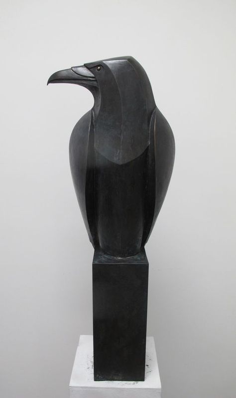 Crow Meaning, Paul Harvey, Bird Sculptures, Soapstone Carving, Wooden Home Decor, Raven Bird, Bird Carving, Raven Art, Wooden Home