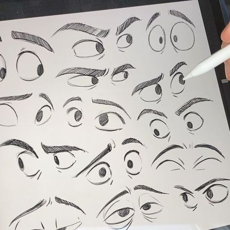 Mitch Leeuwe, Sketching References, Doodle Artist, Eye Expressions, Drawing Face Expressions, Cartoon Eyes Drawing, Drawing Eyes, Instagram Drawing, Eyes Drawing