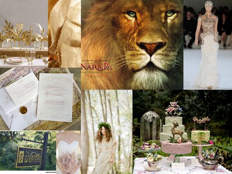 Narnia Collage_PinkWoodland Narnia Wedding, Literature Wedding, Narnia Quotes, Literary Wedding, Wedding Color Combos, Wedding Organizer, The Chronicles Of Narnia, Wedding Reception Inspiration, C S Lewis