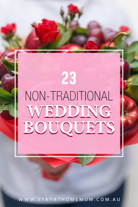 Wedding Bouquet Substitute, Non Floral Wedding Bouquets, Alternate Wedding Bouquet Ideas, Alternate Wedding Bouquets, Alternative To Bouquet, Something Other Than A Bouquet, Pagan Bouquet, Non Traditional Wedding Bouquets, Instead Of Bouquet Wedding Ideas