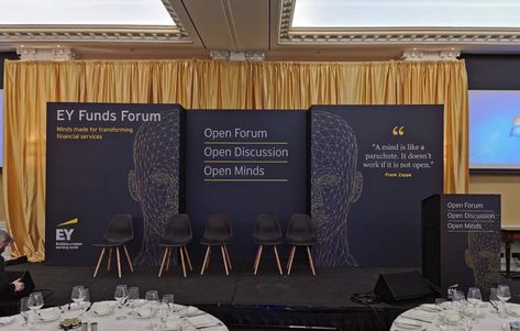 We provided and installed backdrop for EY Conference in The Shelbourne Hotel.
⁣
Contact us on 018359674 if you are planning a conference or event. We will take care of everything from conference design, set up of staging, graphics, furniture hire as well as decorative elements.⁣⁣
⁣⁣
To find out more check out our website https://vinehall.ie/our-services/conference/⁣ ⁣ ⁣⁣ Conference Stage Backdrop Design, Backdrop Corporate Events, Conference Set Up, Conference Stage Decor, Conference Design Events, Conference Set Design, Event Conference Design, Conference Backdrop Design, Event Set Up