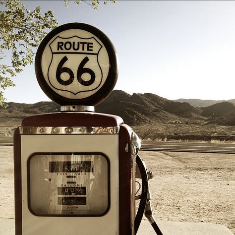 Instagram Quotes Travel Memories, Road 66, Old Gas Pumps, Route 66 Road Trip, Road Trip Routes, Historic Route 66, Old Gas Stations, Fun Memories, American Road