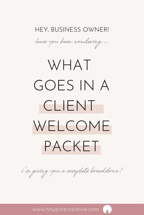 Client Welcome Packet, Welcome Packet, Personal Brand, Business Advice, Small Business Tips, Business Tools, Business Strategy, Virtual Assistant, Business Names