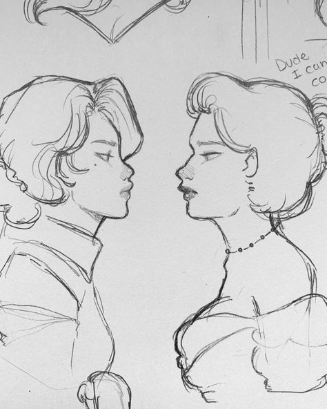 Jawline Drawing Reference, Hairstyle Inspo Drawing, Side Reference Drawing, Back Profile Drawing Reference, How To Draw A Bob Hairstyle, Hair Style Reference Drawing Girl, Side Reference Poses, How To Draw Hair From The Side, Headshot Drawing Reference